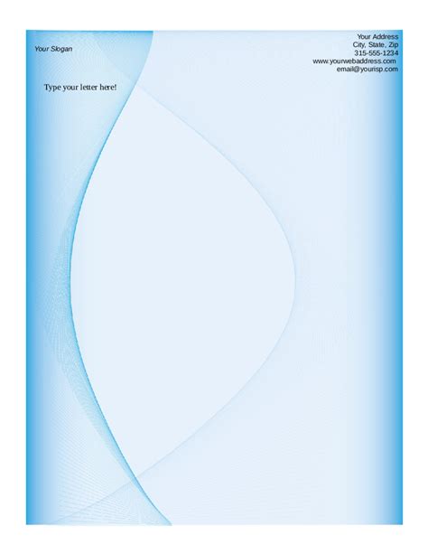 letterhead templates free|Free, printable business letterhead templates to .